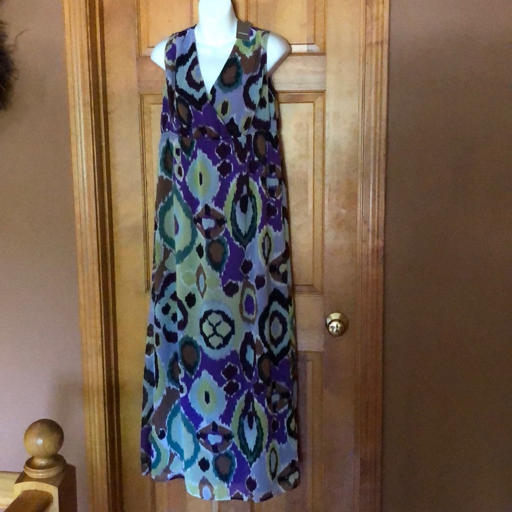 NWT Chico’s Crinkle Chiffon Maxi Dress - 0.5